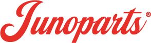 Junoparts logo in red on a white background