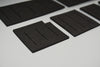 Juno-106 foam gasket pieces arranged in perspective