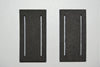 Pair of laser-cut Juno-6 replacement foam gasket pieces