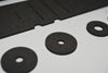 Close-up of SH-101 replacement gasket pieces and washers