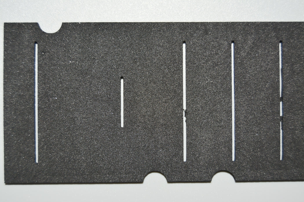 Detailed view of the SH-101 gasket slots and cut-outs