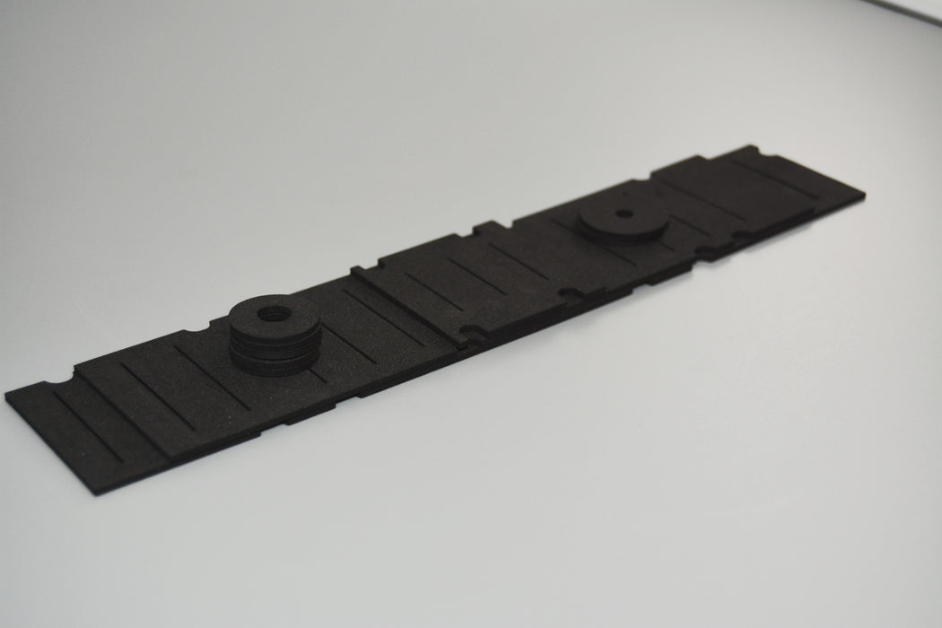 Assembled view of the SH-101 replacement foam gasket components